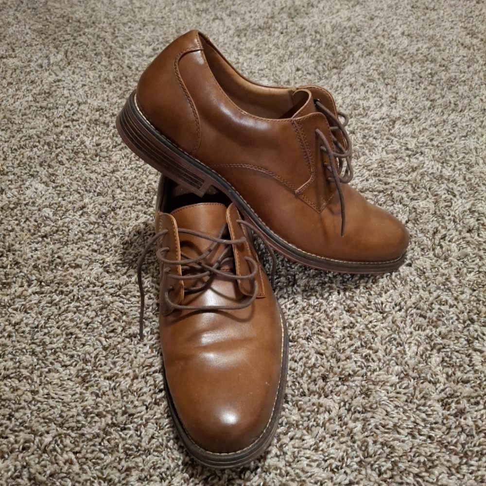 Dockers Tan Leather Oxfords